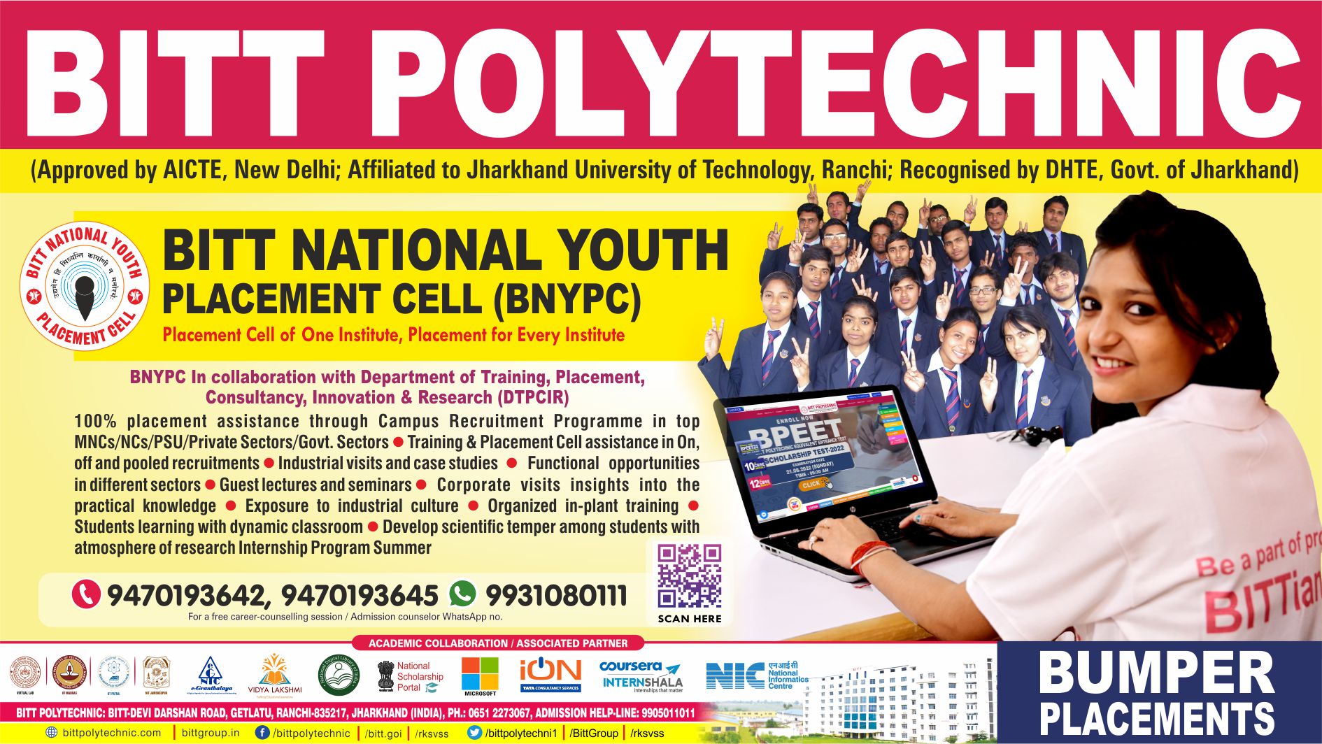 BITT National Youth Placement Cell